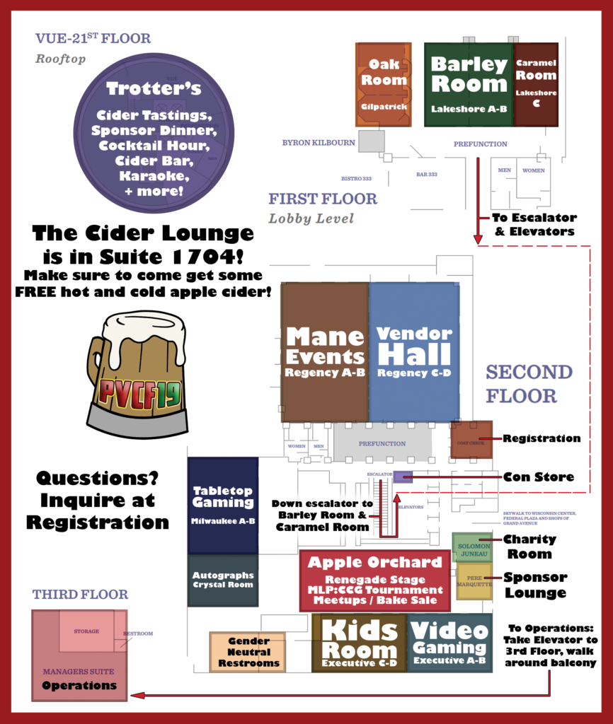 PVCF19 Venue Map