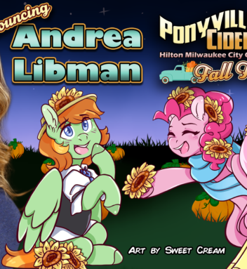 Andrea Libman returns to Ponyville Ciderfest!