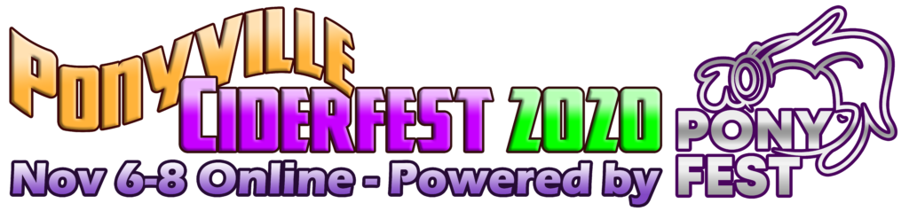 Ponyville Ciderfest 2020 Online Logo
