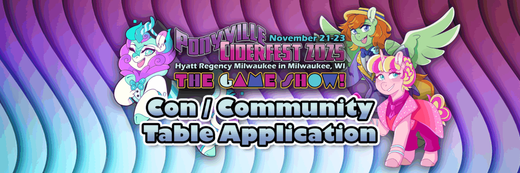 PVCF25 Con Community Table Application Web Banner