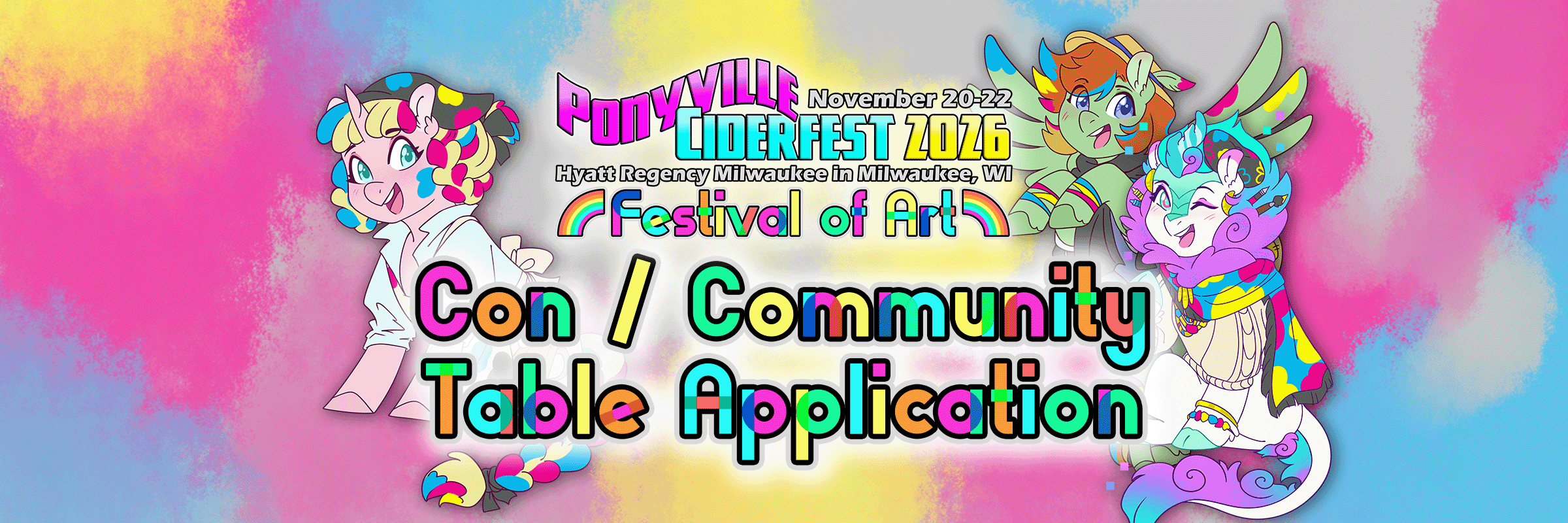 PVCF26 Con Community Table Application Site Banner